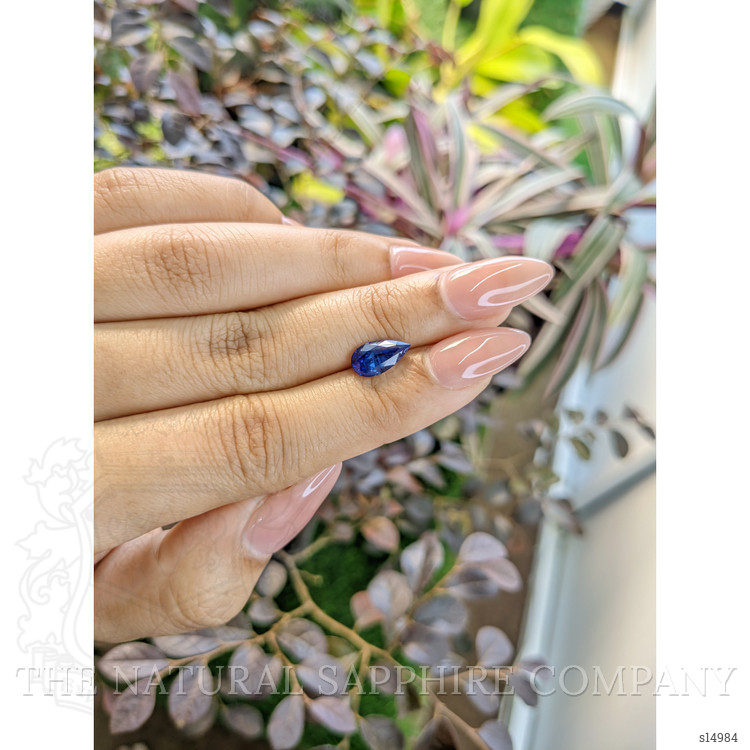 2.02 Ct. Blue Sapphire from Ceylon (Sri Lanka)