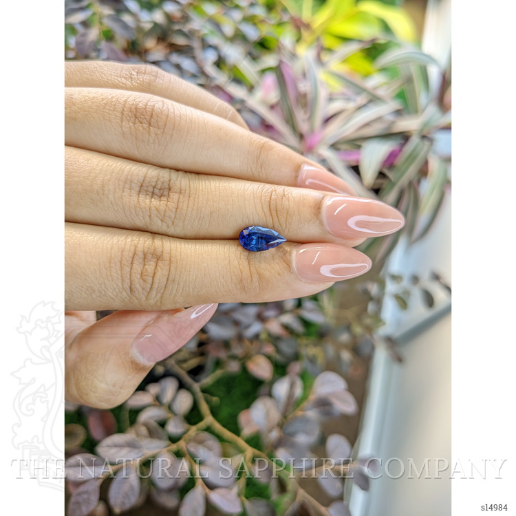 2.02 Ct. Blue Sapphire from Ceylon (Sri Lanka)