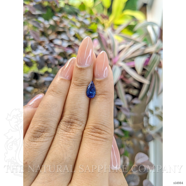 2.02 Ct. Blue Sapphire from Ceylon (Sri Lanka)