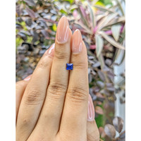 0.63 Ct. Blue Sapphire from Ceylon (Sri Lanka) Life Style