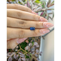1.84 Ct. Blue Sapphire from Ceylon (Sri Lanka) Life Style