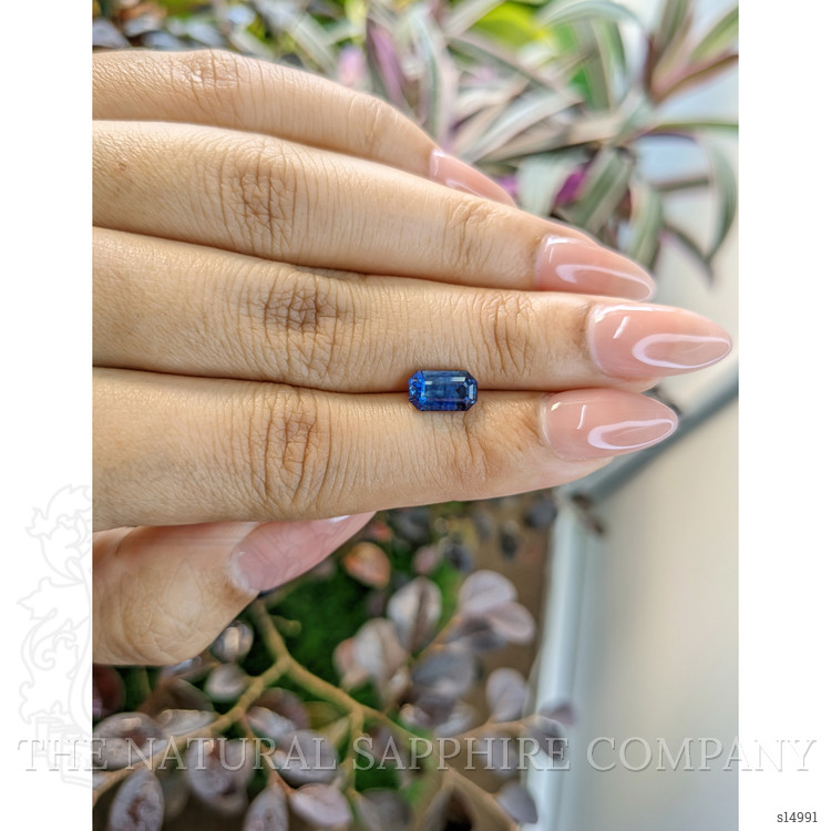 1.84 Ct. Blue Sapphire from Ceylon (Sri Lanka)