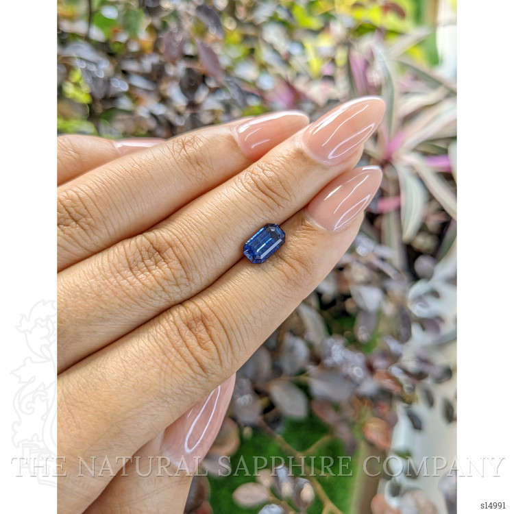 1.84 Ct. Blue Sapphire from Ceylon (Sri Lanka)