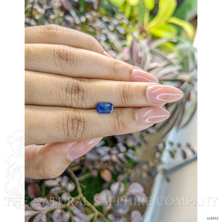 1.44 Ct. Blue Sapphire from Ceylon (Sri Lanka)
