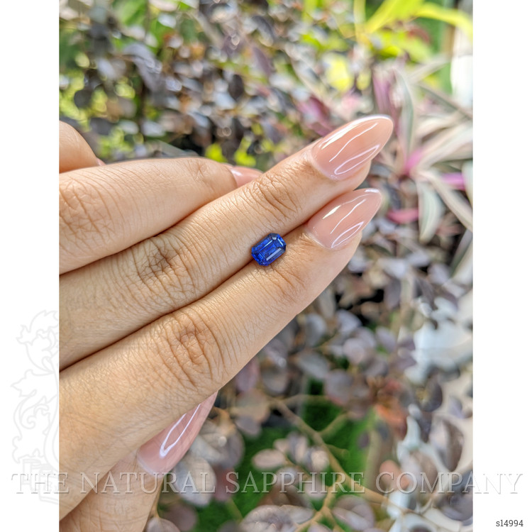 0.97 Ct. Blue Sapphire from Ceylon (Sri Lanka)
