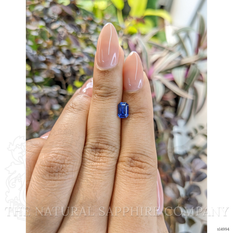 0.97 Ct. Blue Sapphire from Ceylon (Sri Lanka)