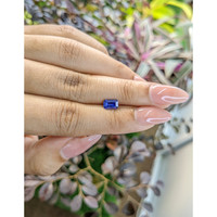 0.89 Ct. Blue Sapphire from Ceylon (Sri Lanka) Life Style