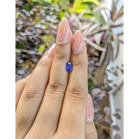 0.89 Ct. Blue Sapphire from Ceylon (Sri Lanka) Life Style