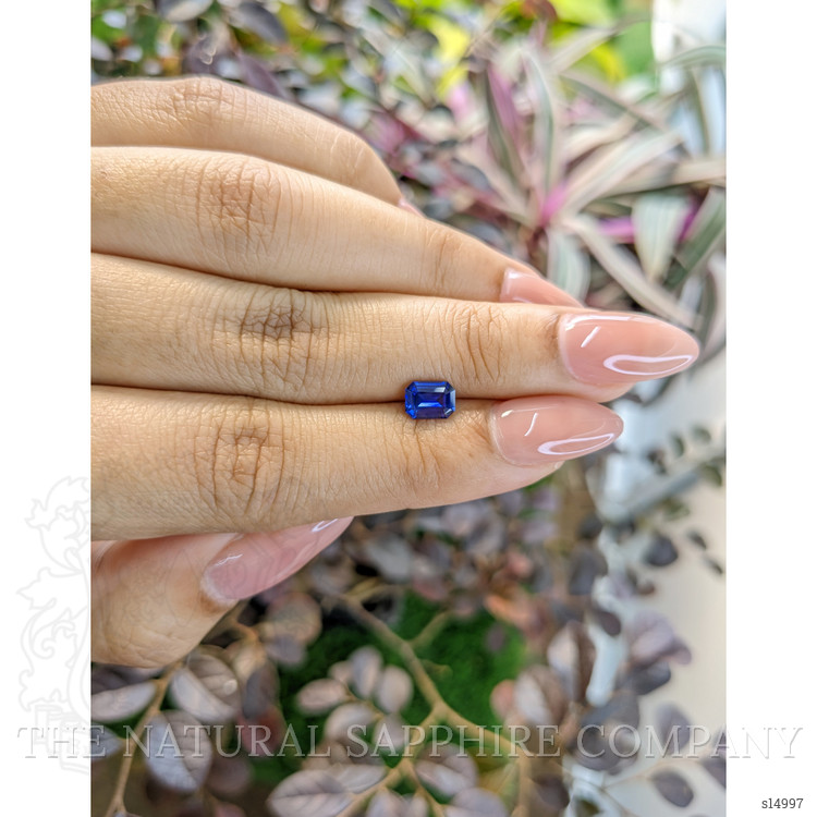 0.88 Ct. Blue Sapphire from Ceylon (Sri Lanka)
