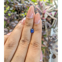 0.89 Ct. Blue Sapphire from Ceylon (Sri Lanka) Life Style