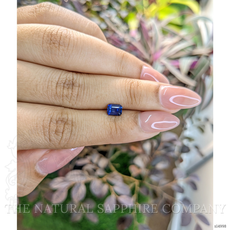 0.89 Ct. Blue Sapphire from Ceylon (Sri Lanka)