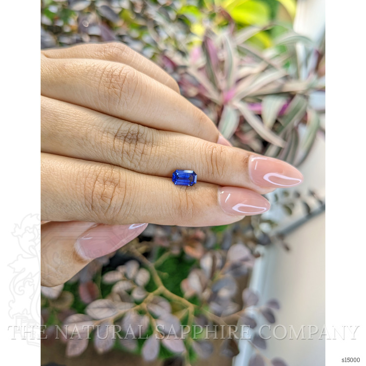 0.91 Ct. Blue Sapphire from Ceylon (Sri Lanka)