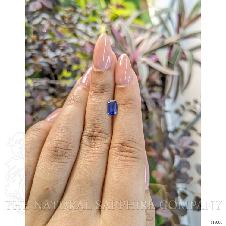 0.91 Ct. Blue Sapphire from Ceylon (Sri Lanka)
