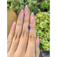 0.89 Ct. Blue Sapphire from Ceylon (Sri Lanka) Life Style