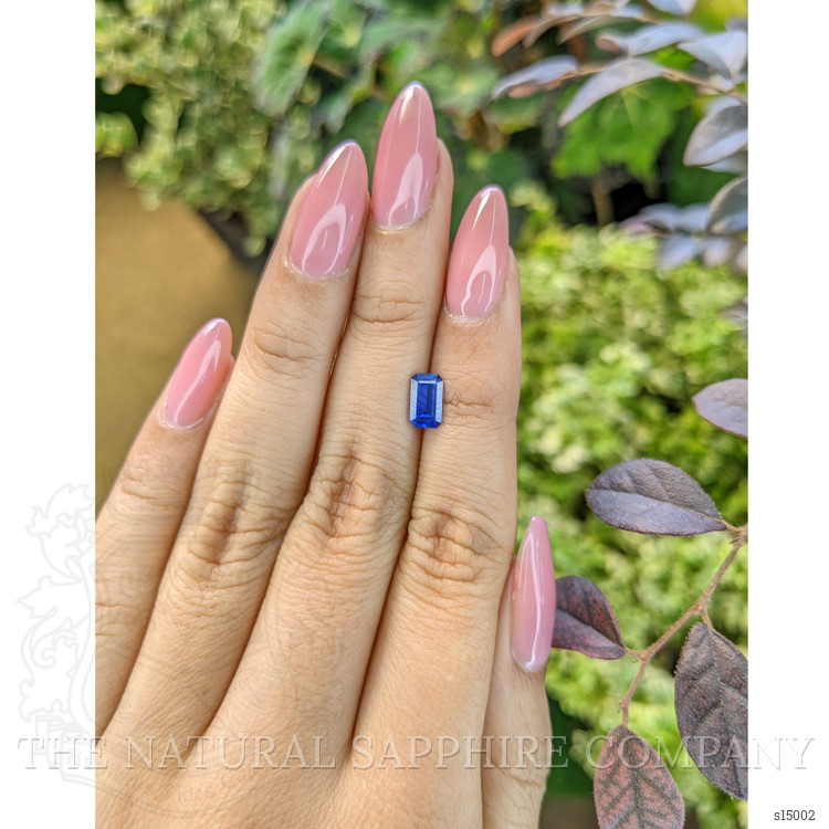 0.98 Ct. Blue Sapphire from Ceylon (Sri Lanka)