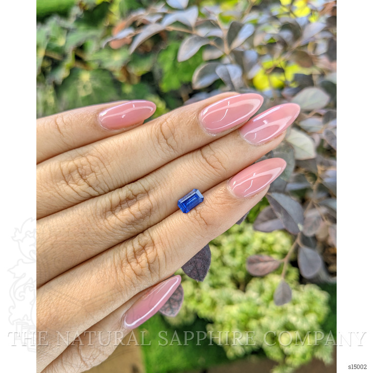 0.98 Ct. Blue Sapphire from Ceylon (Sri Lanka)