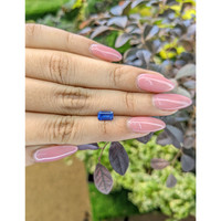 0.98 Ct. Blue Sapphire from Ceylon (Sri Lanka) Life Style