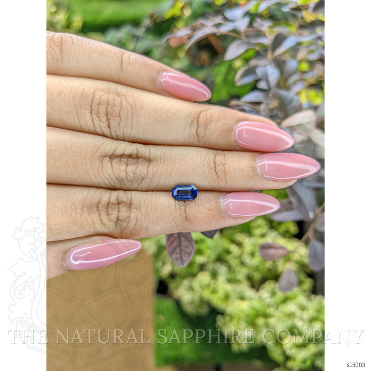 1.02 Ct. Blue Sapphire from Ceylon (Sri Lanka)