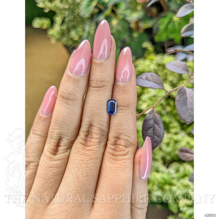 1.02 Ct. Blue Sapphire from Ceylon (Sri Lanka)