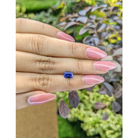 1.14 Ct. Blue Sapphire from Ceylon (Sri Lanka) Life Style