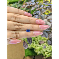 0.91 Ct. Blue Sapphire from Ceylon (Sri Lanka) Life Style