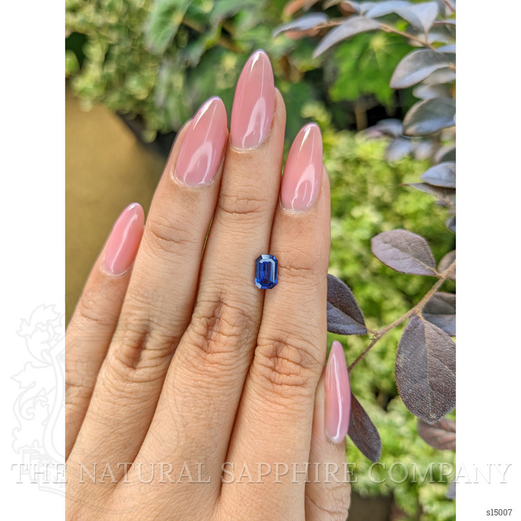 0.94 Ct. Blue Sapphire from Ceylon (Sri Lanka)