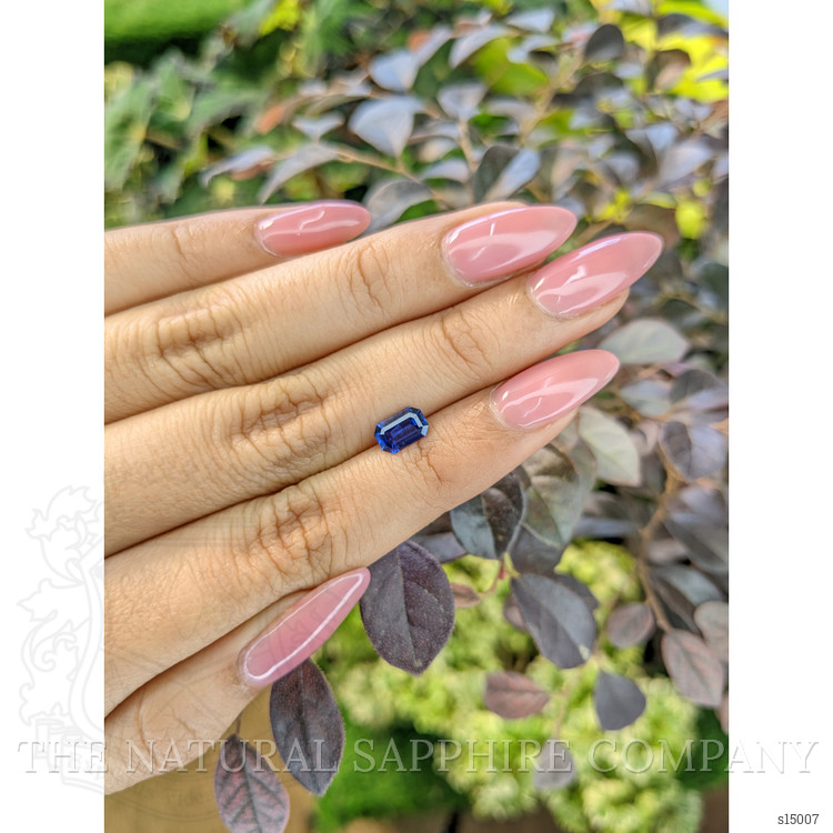 0.94 Ct. Blue Sapphire from Ceylon (Sri Lanka)