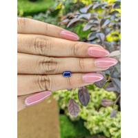 0.84 Ct. Blue Sapphire from Ceylon (Sri Lanka) Life Style