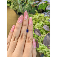 0.84 Ct. Blue Sapphire from Ceylon (Sri Lanka) Life Style