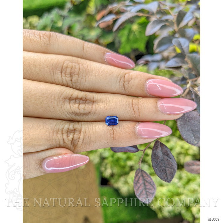 0.84 Ct. Blue Sapphire from Ceylon (Sri Lanka)