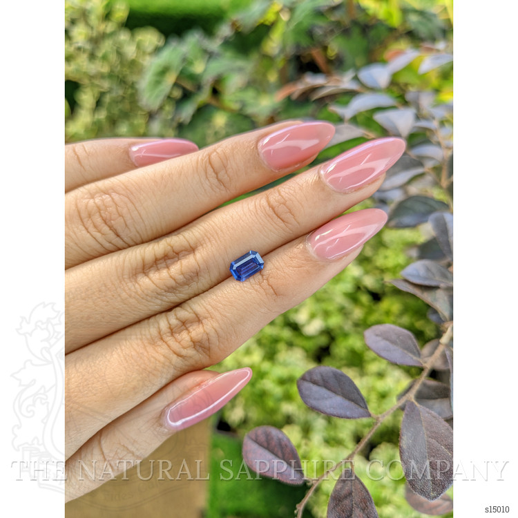 0.90 Ct. Blue Sapphire from Ceylon (Sri Lanka)