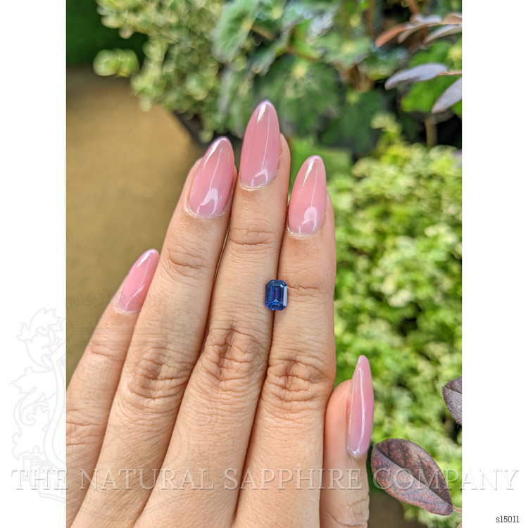 0.96 Ct. Blue Sapphire from Ceylon (Sri Lanka)