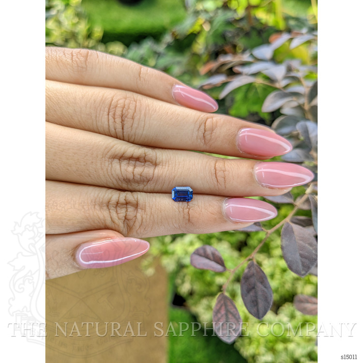 0.96 Ct. Blue Sapphire from Ceylon (Sri Lanka)