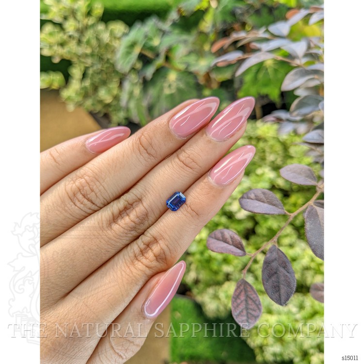 0.96 Ct. Blue Sapphire from Ceylon (Sri Lanka)