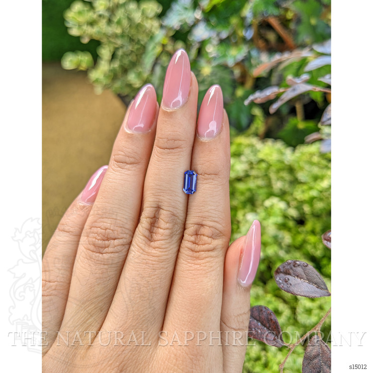 0.86 Ct. Blue Sapphire from Ceylon (Sri Lanka)