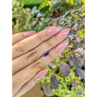 0.86 Ct. Blue Sapphire from Ceylon (Sri Lanka) Life Style