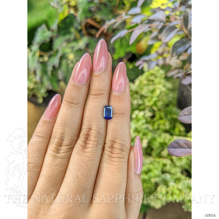 1.39 Ct. Blue Sapphire from Ceylon (Sri Lanka)