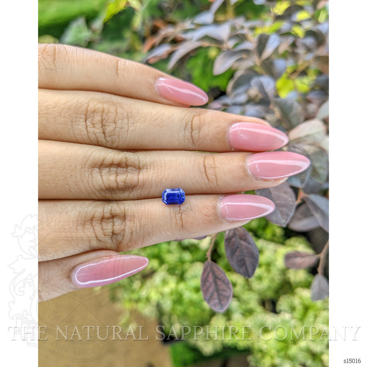 1.35 Ct. Blue Sapphire from Ceylon (Sri Lanka)