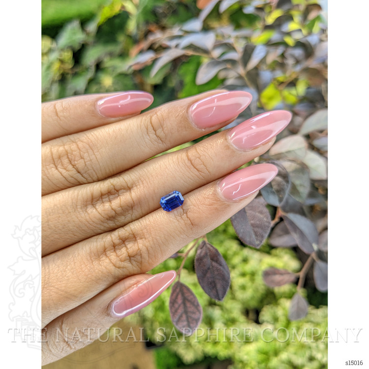 1.35 Ct. Blue Sapphire from Ceylon (Sri Lanka)