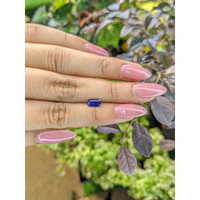 0.77 Ct. Blue Sapphire from Ceylon (Sri Lanka) Life Style