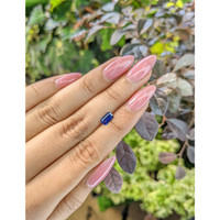 0.77 Ct. Blue Sapphire from Ceylon (Sri Lanka) Life Style