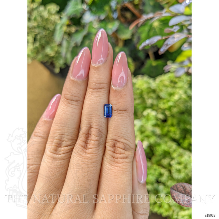 0.77 Ct. Blue Sapphire from Ceylon (Sri Lanka)