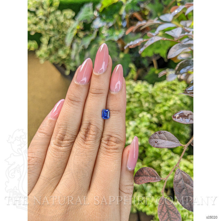 1.01 Ct. Blue Sapphire from Ceylon (Sri Lanka)