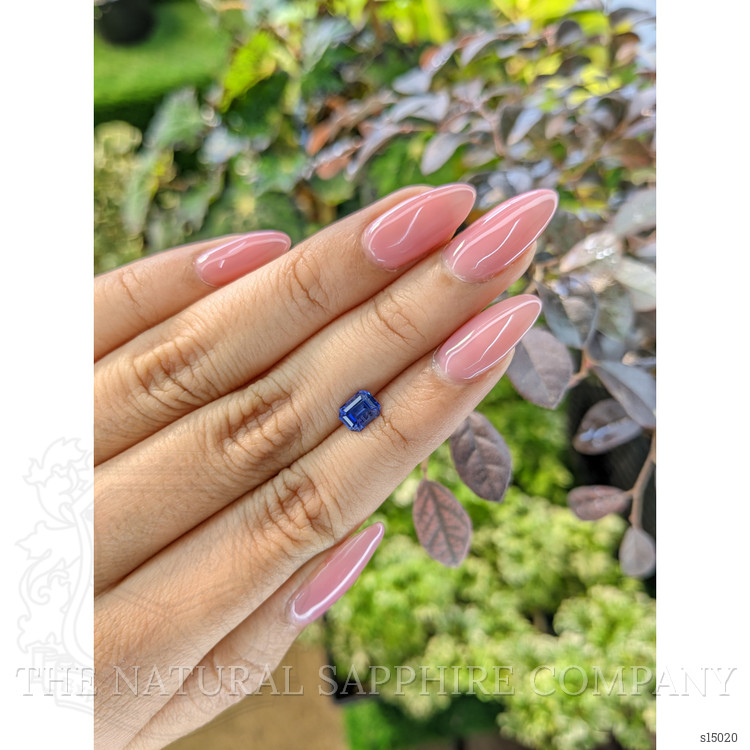1.01 Ct. Blue Sapphire from Ceylon (Sri Lanka)