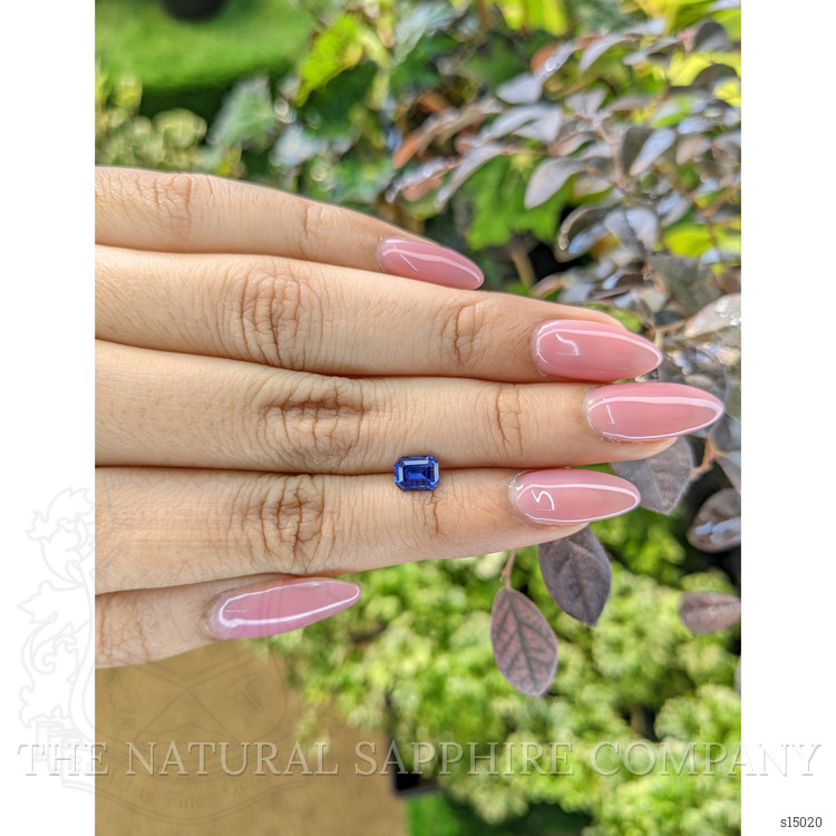 1.01 Ct. Blue Sapphire from Ceylon (Sri Lanka)