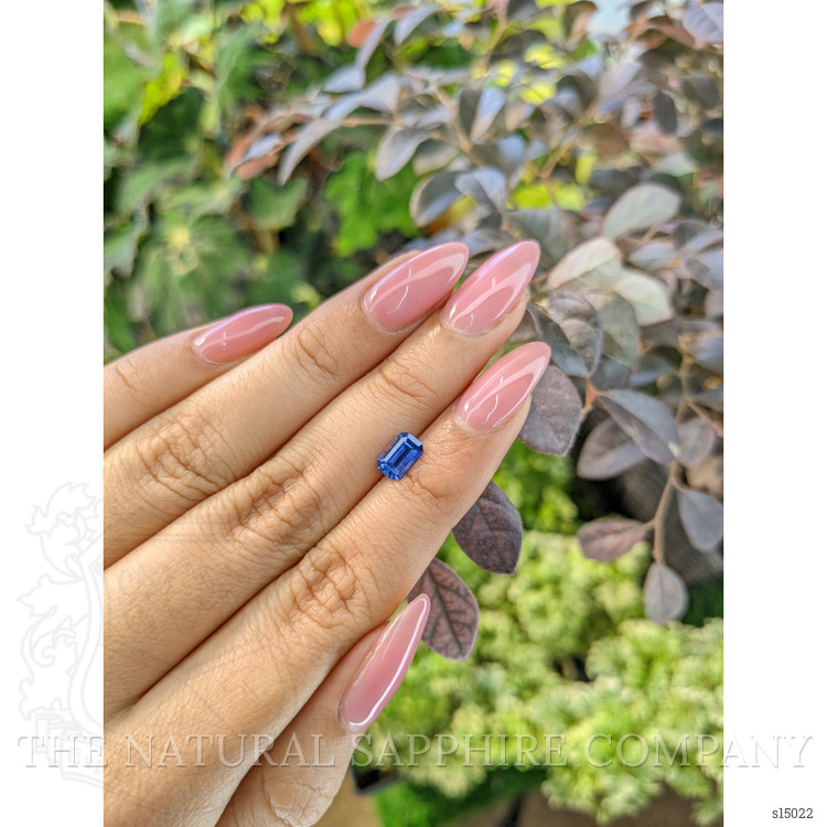 0.96 Ct. Blue Sapphire from Ceylon (Sri Lanka)