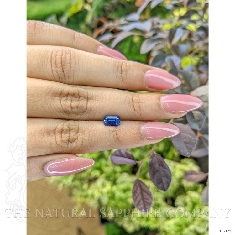 0.96 Ct. Blue Sapphire from Ceylon (Sri Lanka)