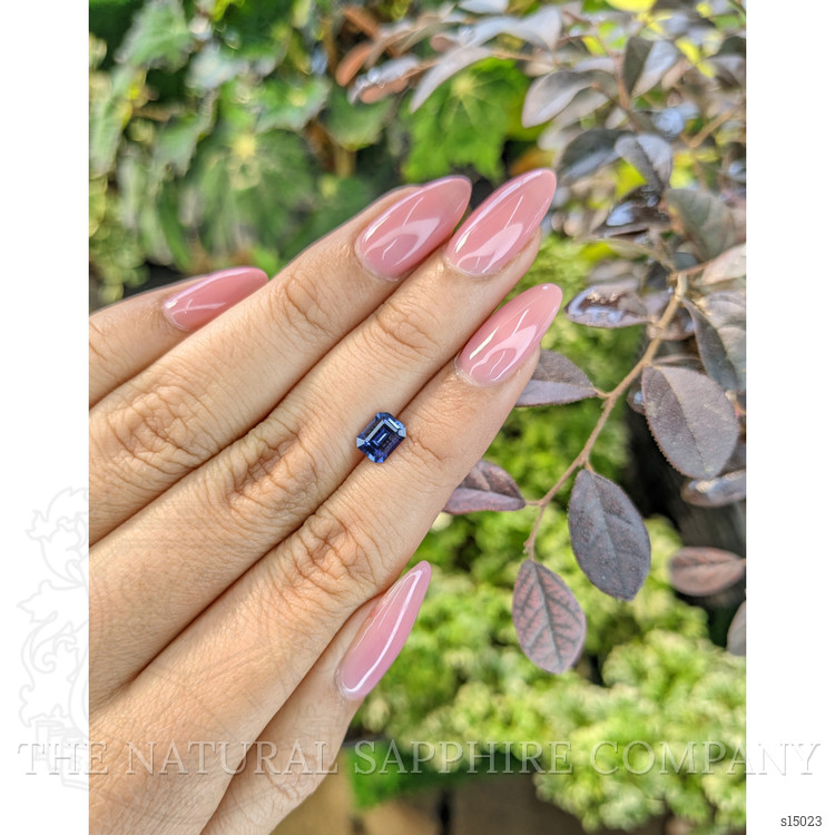 1.11 Ct. Blue Sapphire from Ceylon (Sri Lanka)