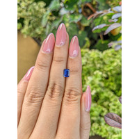 0.92 Ct. Blue Sapphire from Ceylon (Sri Lanka) Life Style