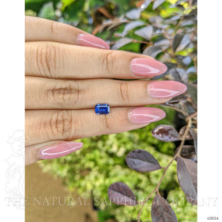 0.92 Ct. Blue Sapphire from Ceylon (Sri Lanka)